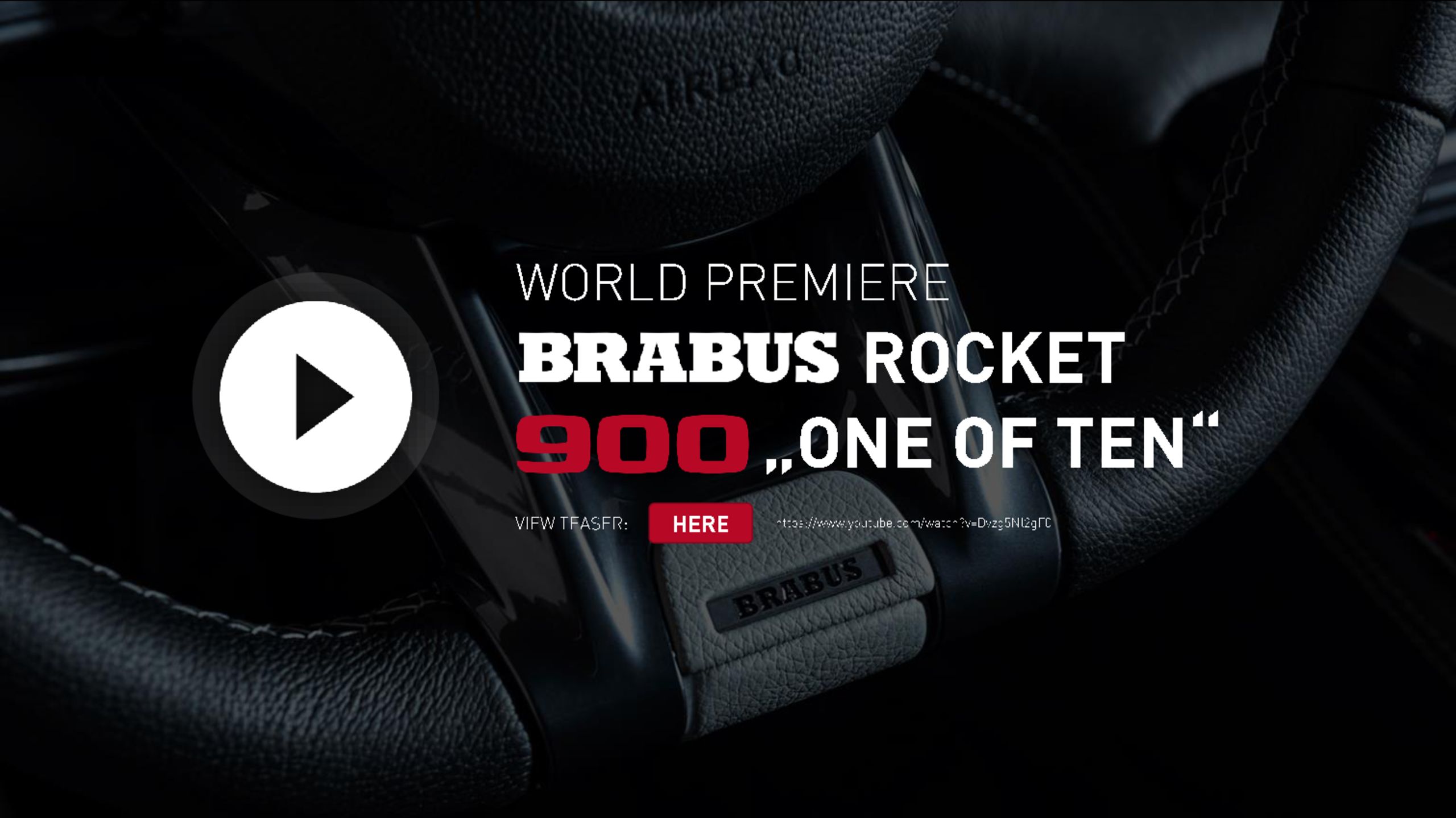 BRABUS ROCKET 900 sales presentation